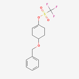 4-(Benzyloxy)cyclohex-1-en-1-yl trifluoromethanesulfonate