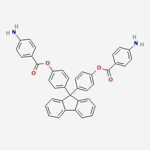 (9H-Fluorene-9,9-diyl)bis(4,1-phenylene)bis(4-aminobenzoate)