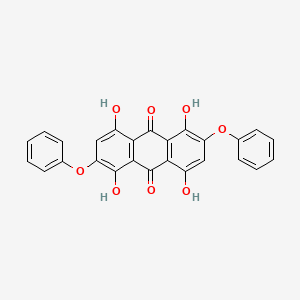 1,4,5,8-Tetrahydroxy-2,6-diphenoxyanthracene-9,10-dione