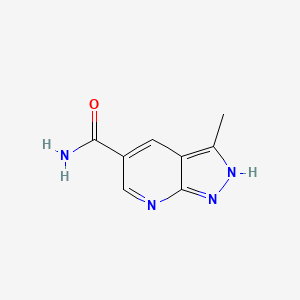 3-Methyl-1H-pyrazolo[3,4-b]pyridine-5-carboxamide