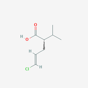 molecular formula C8H13ClO2 B1313331 (S,E)-5-氯-2-异丙基戊-4-烯酸 CAS No. 324519-66-6