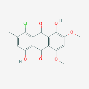 1-Chloro-4,8-dihydroxy-5,7-dimethoxy-2-methylanthracene-9,10-dione