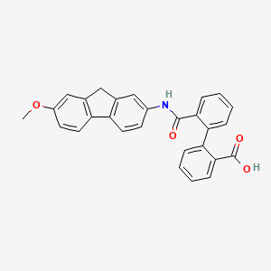 2'-((7-Methoxy-9H-fluoren-2-yl)carbamoyl)-[1,1'-biphenyl]-2-carboxylic acid