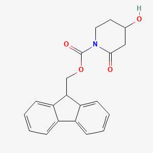 (9H-Fluoren-9-yl)methyl 4-hydroxy-2-oxopiperidine-1-carboxylate