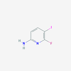 molecular formula C5H4FIN2 B1313334 6-氟-5-碘吡啶-2-胺 CAS No. 884660-47-3