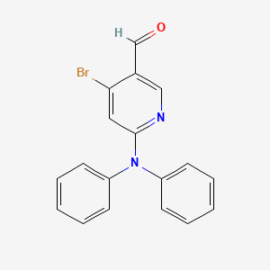 4-Bromo-6-(diphenylamino)nicotinaldehyde