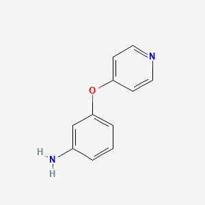 B1313339 3-(Pyridin-4-yloxy)aniline CAS No. 102877-77-0