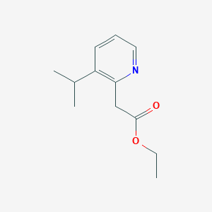 Ethyl2-(3-isopropylpyridin-2-yl)acetate