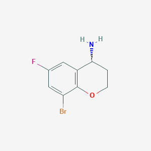 (R)-8-Bromo-6-fluorochroman-4-amine