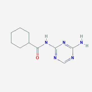 N-(4-Amino-1,3,5-triazin-2-yl)cyclohexanecarboxamide