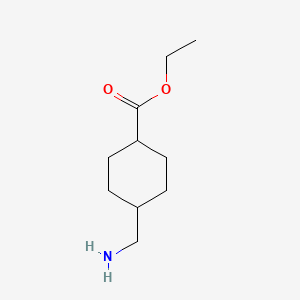 molecular formula C10H19NO2 B1313351 (1R,4R)-Ethyl 4-(aminomethyl)cyclohexanecarboxylate CAS No. 35879-53-9
