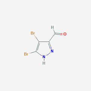 4,5-Dibromo-1H-pyrazole-3-carbaldehyde