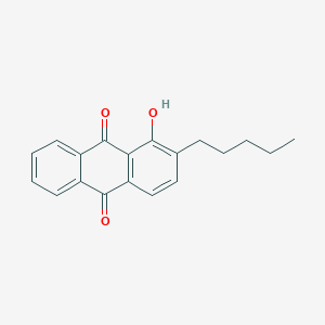 1-Hydroxy-2-pentylanthracene-9,10-dione