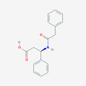 molecular formula C17H17NO3 B13133548 N-phenylacetyl-beta-phenylalanine 