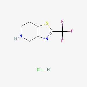 2-(Trifluoromethyl)-4,5,6,7-tetrahydrothiazolo[4,5-c]pyridine hydrochloride