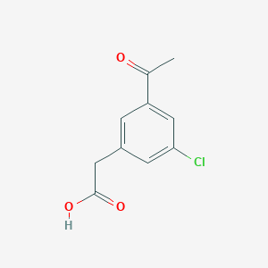 (3-Acetyl-5-chlorophenyl)acetic acid