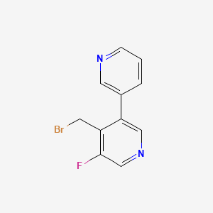 4-(Bromomethyl)-5-fluoro-3,3'-bipyridine