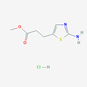 Methyl3-(2-aminothiazol-5-yl)propanoatehydrochloride