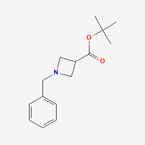 molecular formula C15H21NO2 B13133661 tert-Butyl1-benzylazetidine-3-carboxylate 