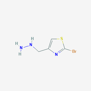 2-Bromo-4-(hydrazinylmethyl)thiazole