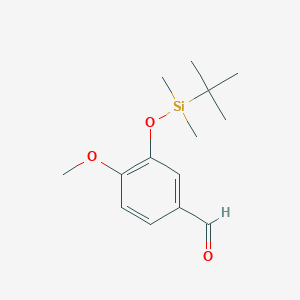 B131337 3-[(tert-Butyldimethylsilyl)oxy]-4-methoxybenzaldehyde CAS No. 97315-18-9