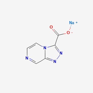 Sodium[1,2,4]triazolo[4,3-a]pyrazine-3-carboxylate