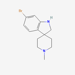 6-Bromo-1'-methylspiro[indoline-3,4'-piperidine]