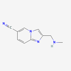 2-((Methylamino)methyl)imidazo[1,2-a]pyridine-6-carbonitrile