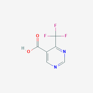 molecular formula C6H3F3N2O2 B1313381 4-(三氟甲基)嘧啶-5-甲酸 CAS No. 220880-12-6