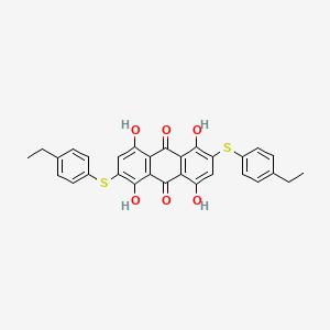 2,6-Bis[(4-ethylphenyl)sulfanyl]-1,4,5,8-tetrahydroxyanthracene-9,10-dione