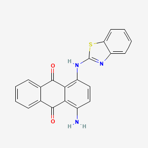 1-Amino-4-[(1,3-benzothiazol-2-yl)amino]anthracene-9,10-dione