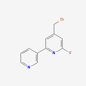 4-(Bromomethyl)-6-fluoro-2,3'-bipyridine