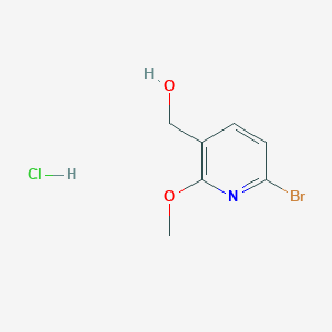 (6-Bromo-2-methoxypyridin-3-yl)methanol HCl