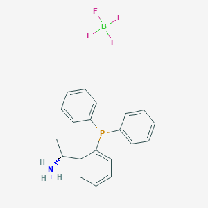 (R)-1-[2-(Diphenylphosphino)phenyl]ethanaminium tetrafluoroborate