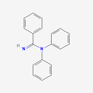 molecular formula C19H16N2 B13134023 N,N-diphenylbenzamidine 