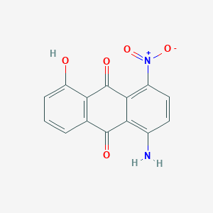 1-Amino-5-hydroxy-4-nitroanthracene-9,10-dione