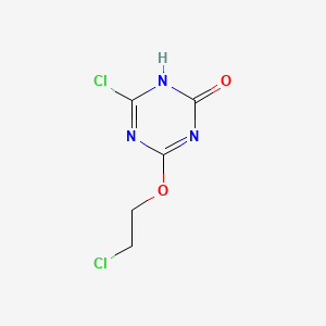 6-Chloro-4-(2-chloroethoxy)-1,3,5-triazin-2(1H)-one