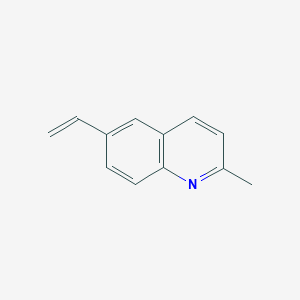 molecular formula C12H11N B13134048 2-Methyl-6-vinylquinoline 