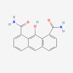 9-Hydroxyanthracene-1,8-dicarboxamide