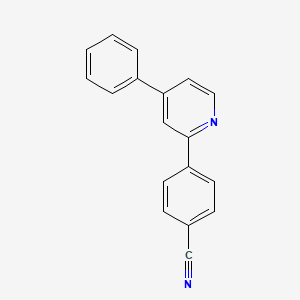 4-(4-Phenylpyridin-2-yl)benzonitrile