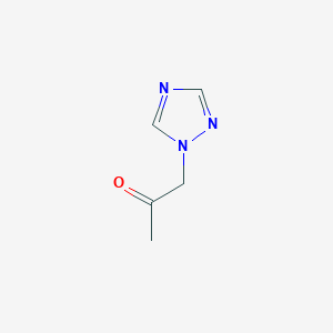 molecular formula C5H7N3O B1313409 1-(1H-1,2,4-triazol-1-yl)propan-2-one CAS No. 64882-52-6