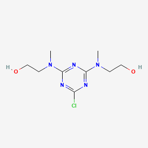 2,2'-((6-Chloro-1,3,5-triazine-2,4-diyl)bis(methylazanediyl))diethanol