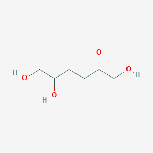 molecular formula C6H12O4 B13134100 1,5,6-Trihydroxyhexan-2-one 