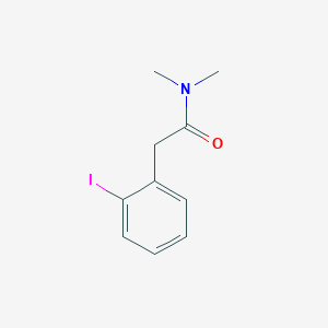 molecular formula C10H12INO B1313413 2-(2-碘苯基)-N,N-二甲基乙酰胺 CAS No. 75117-26-9