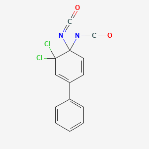 molecular formula C14H8Cl2N2O2 B13134153 3,3-Dichlorodiphenyl 4,4-diisocyanate 