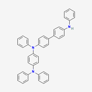 molecular formula C42H33N3 B13134165 N4-(4-(Diphenylamino)phenyl)-N4,N4'-diphenyl-[1,1'-biphenyl]-4,4'-diamine 