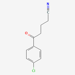 molecular formula C11H10ClNO B1313417 5-(4-氯苯基)-5-氧代戊腈 CAS No. 54959-85-2