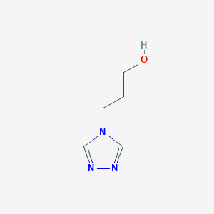 molecular formula C5H9N3O B1313420 3-(4H-1,2,4-Triazol-4-yl)propan-1-ol CAS No. 27106-94-1