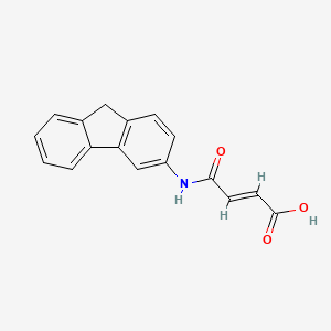 4-((9H-Fluoren-3-yl)amino)-4-oxobut-2-enoicacid