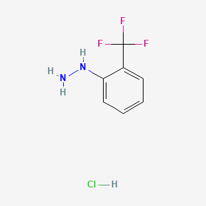 molecular formula C7H8ClF3N2 B1313424 2-(三氟甲基)苯基肼盐酸盐 CAS No. 3107-34-4